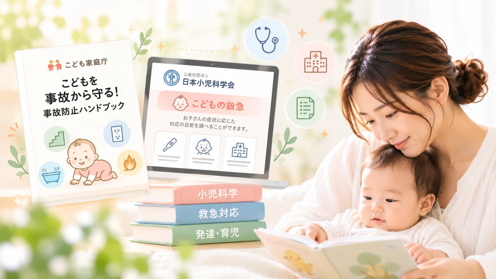 公的機関や専門学会の信頼できる情報をもとに作られた認定試験のイメージ